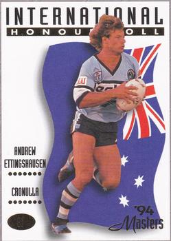 1994 Dynamic NSW Rugby League '94 Masters #87 Andrew Ettingshausen Front
